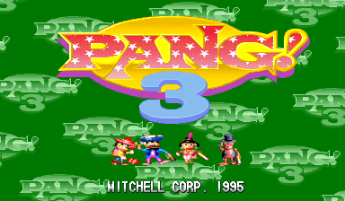 Pang! 3 (Euro 950601) Title Screen